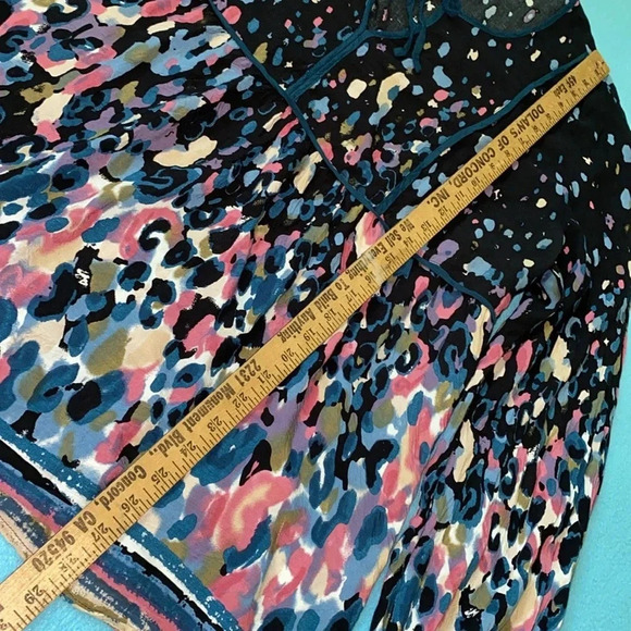 WEEKEND Suzanne Betro tunic balloon long sleeve ties at neck and wrists size 3X - Picture 7 of 10